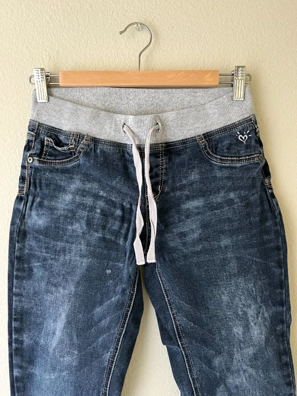 Justice Girls Simply Low Jeggings Size 16 Regular Pull-On Dark Denim Jeans